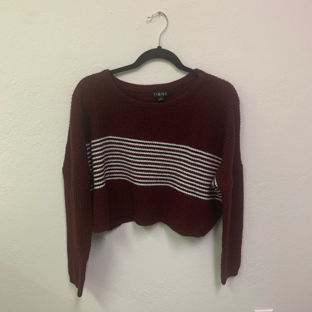 T.I.M.I.N.G Maroon Sweater